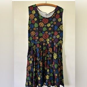 Svaha science inspired Sleeveless Dress NWOT 2x